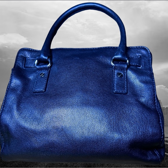 Michael Michael Kors Black Leather Hamilton Tote Bag EUC - Picture 2 of 10